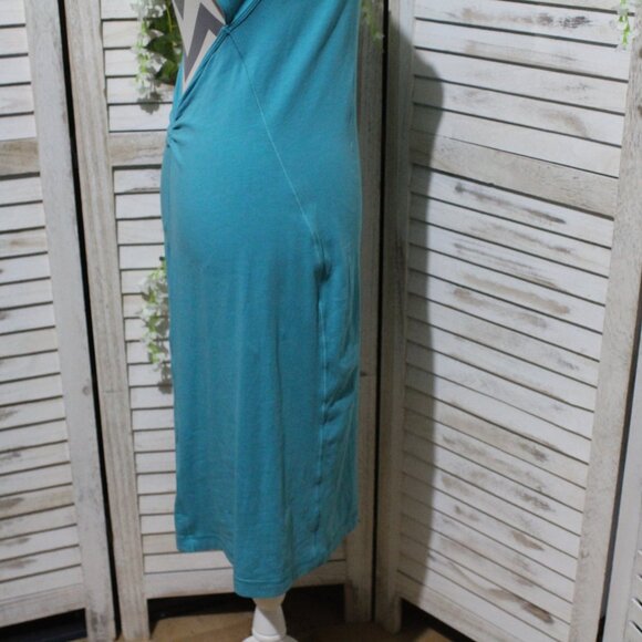 Lululemon Teal Blur Tank Dress Open Back Sleeveless (211) - Picture 6 of 13